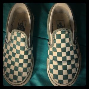 VANS Toddler Unisex Checkered Slip Ons